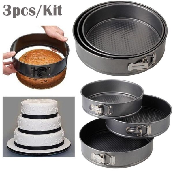 Non stick cake pan 3pcs set